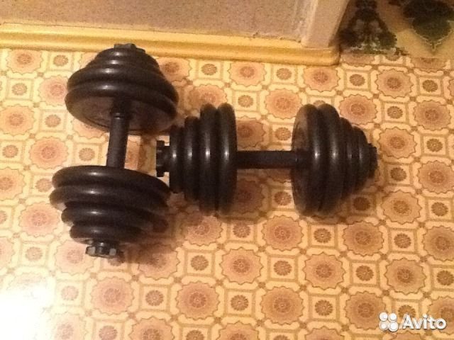 Гантели Atlet Barbell 2x30кг новые Гантели Atlet Barbell 2x30кг новые