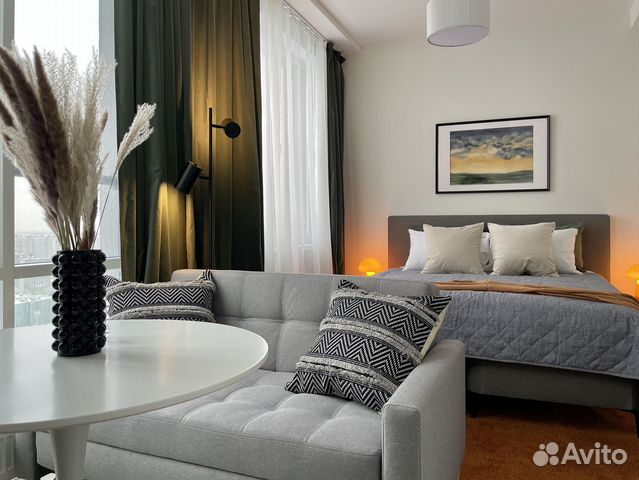

Квартира-студия, 28 м², 2 кровати
