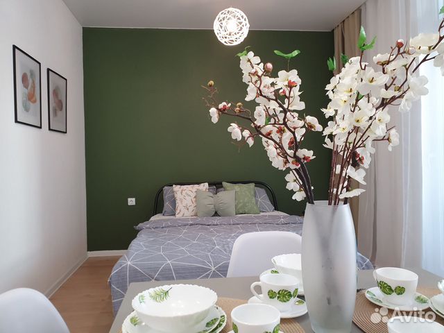 

Квартира-студия, 30 м², 2 кровати