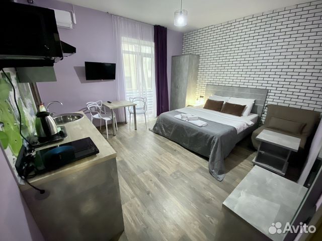 

Квартира-студия, 25 м², 2 кровати