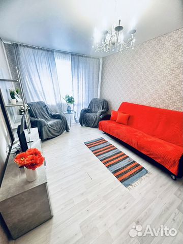 

1-к. квартира, 43 м², 2 кровати