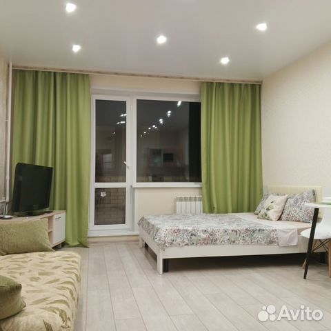 

Квартира-студия, 34 м², 2 кровати