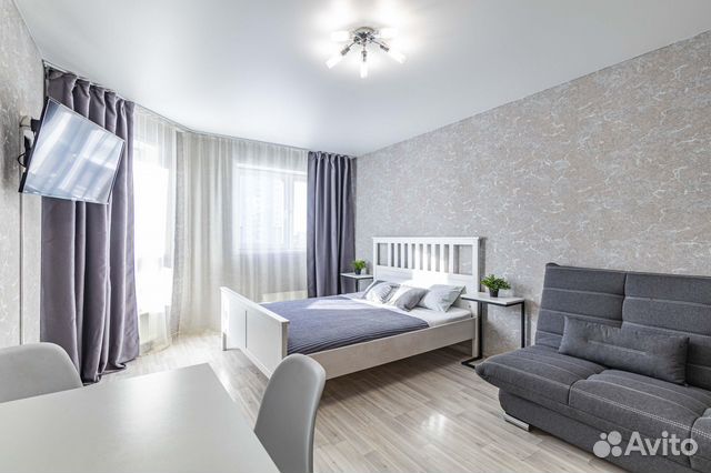 

Квартира-студия, 30 м², 2 кровати