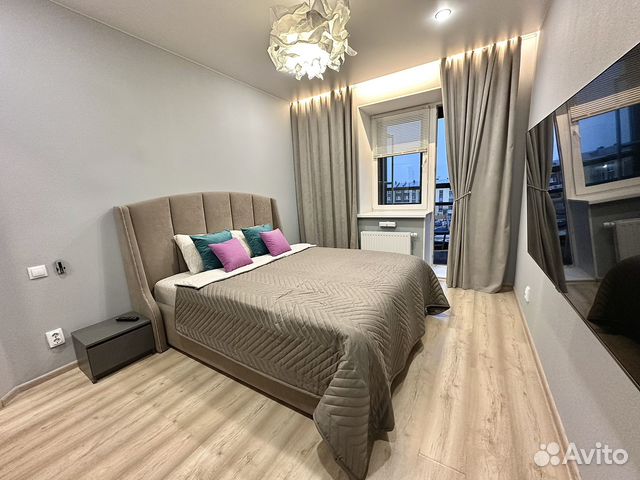

1-к. квартира, 40 м², 2 кровати