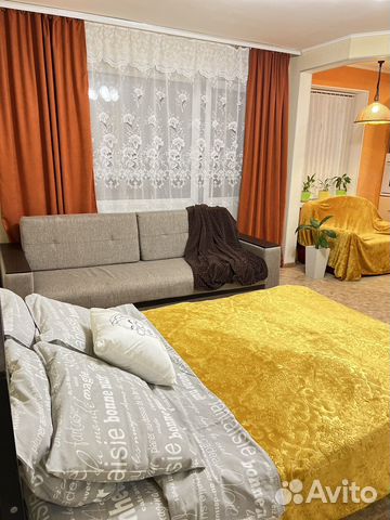 

1-к. квартира, 40 м², 3 кровати