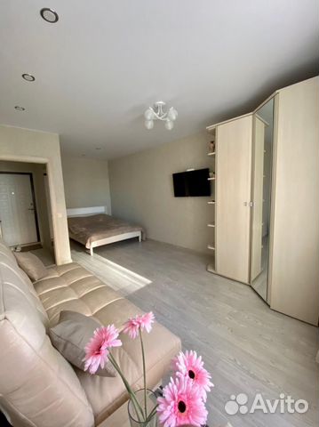 

1-к. квартира, 45 м², 2 кровати