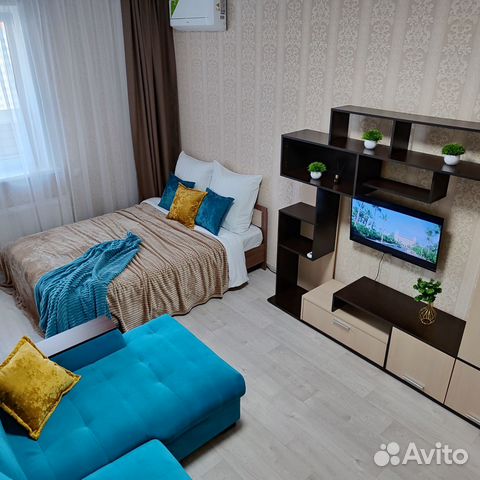 

1-к. квартира, 44 м², 2 кровати