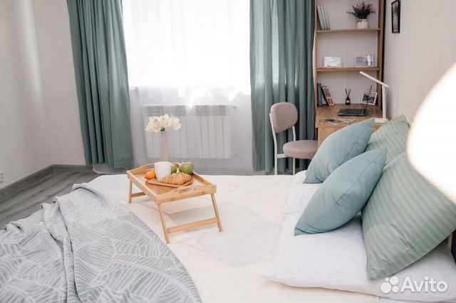 

1-к. квартира, 45 м², 2 кровати