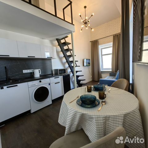 

Квартира-студия, 37 м², 2 кровати