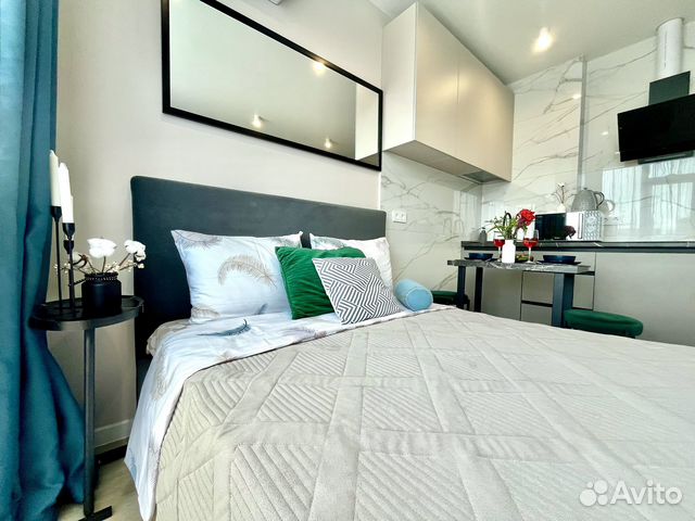 

Квартира-студия, 18 м², 2 кровати