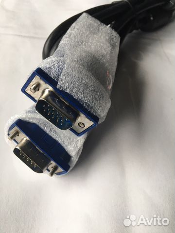 Кабель для монитора VGA (D-Sub 15 Pin) длина 1.8 м Кабель для монитора VGA (D-Sub 15 Pin) длина 1.8 м
