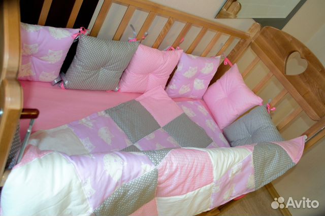 Бортики в кроватку, детские комплекты на заказ