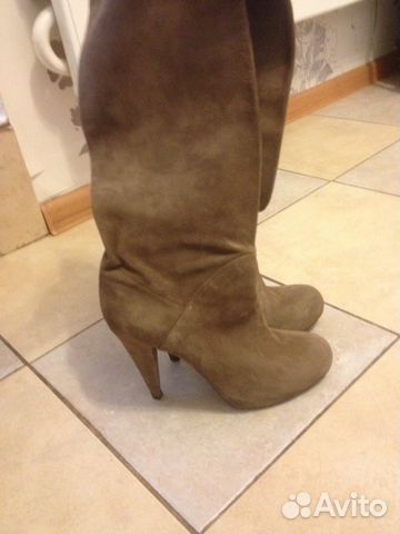Сапоги замша (кожаные) Bally