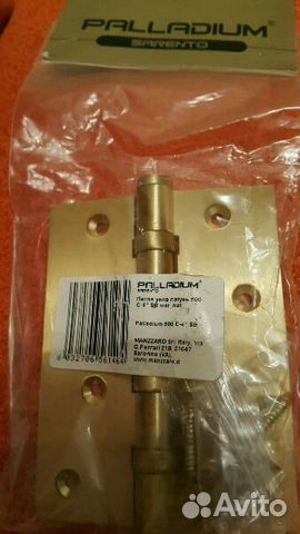 Петли дверные Palladium sarento, латунь