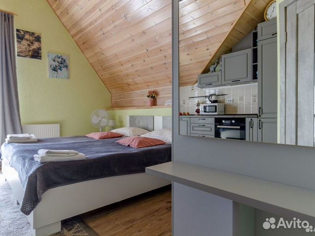 

Квартира-студия, 29 м², 2 кровати