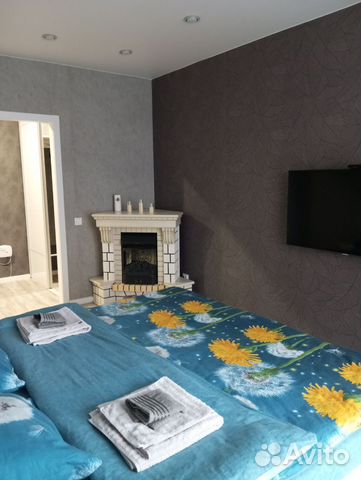 

1-к. квартира, 42 м², 2 кровати