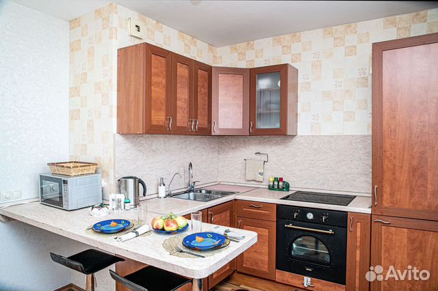 

1-к. квартира, 46 м², 3 кровати