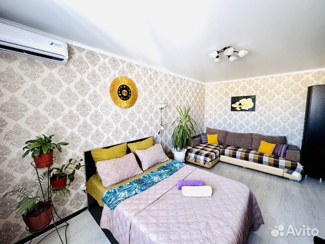 

1-к. квартира, 44 м², 3 кровати