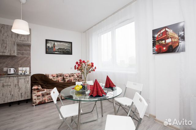 

Квартира-студия, 40 м², 2 кровати