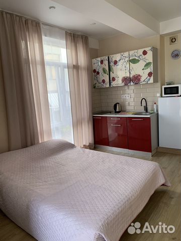 

Квартира-студия, 24 м², 2 кровати
