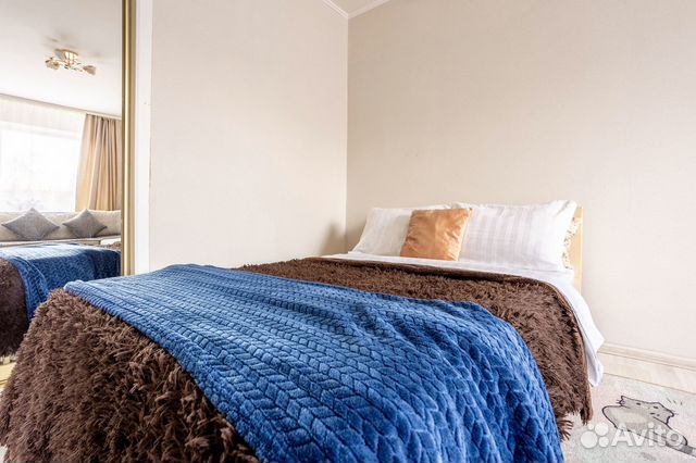 

1-к. квартира, 34 м², 2 кровати
