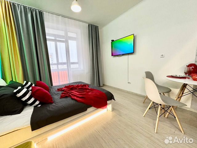 

Квартира-студия, 34,5 м², 2 кровати