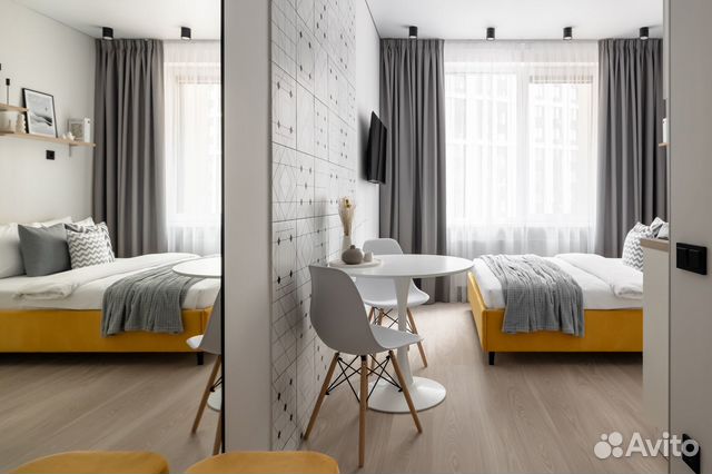 

Квартира-студия, 25 м², 1 кровать