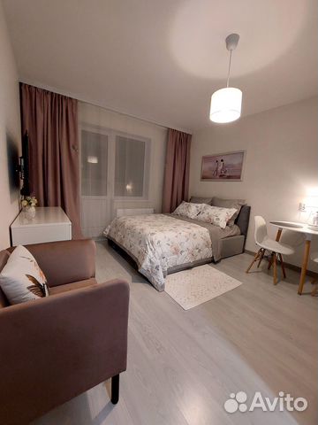 

Квартира-студия, 24 м², 1 кровать