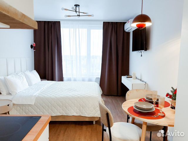 

Квартира-студия, 22 м², 2 кровати