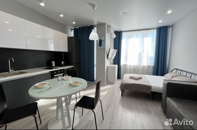 

Квартира-студия, 40 м², 2 кровати