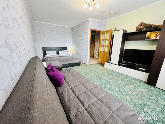 

1-к. квартира, 37 м², 2 кровати