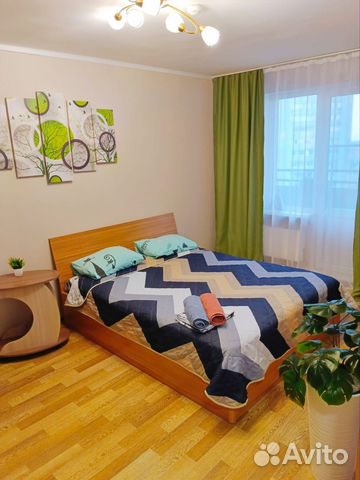 

1-к. квартира, 32 м², 2 кровати