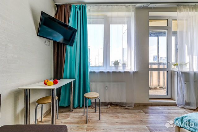 

Квартира-студия, 25 м², 2 кровати