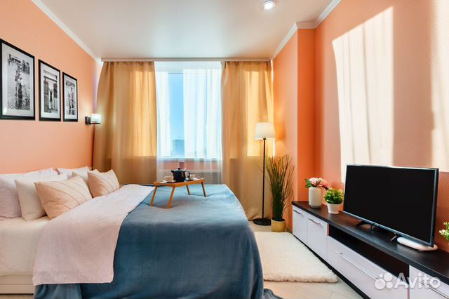 

Квартира-студия, 25 м², 2 кровати