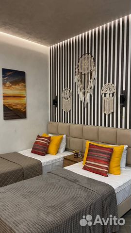 

Квартира-студия, 32 м², 2 кровати