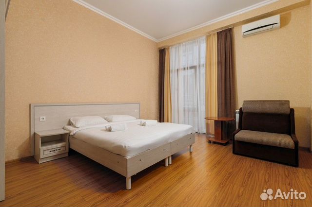 

Квартира-студия в апарт-отеле, 25 м², 2 кровати