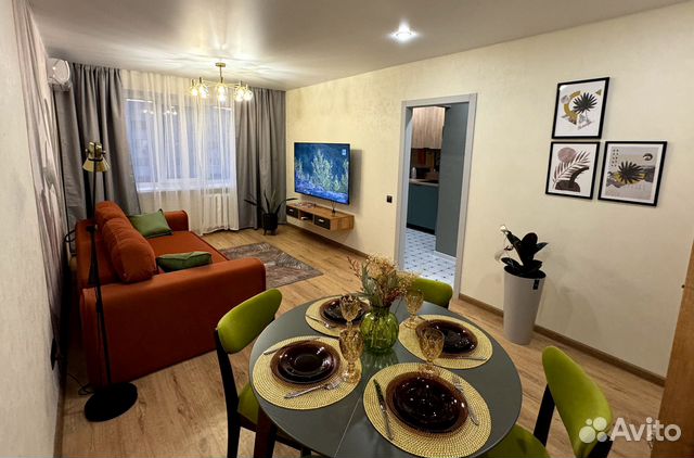 

2-к. квартира, 60 м², 3 кровати