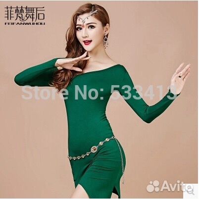 Костюмы для танца живота новые р.44 (в наличии син