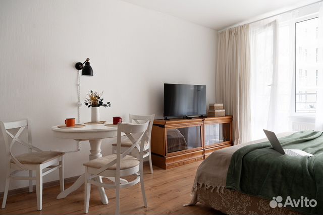

Квартира-студия, 30 м², 1 кровать