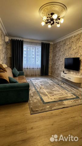 

1-к. квартира, 54 м², 2 кровати