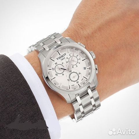 Мужские часы Tissot на браслете белые Мужские часы Tissot на браслете белые