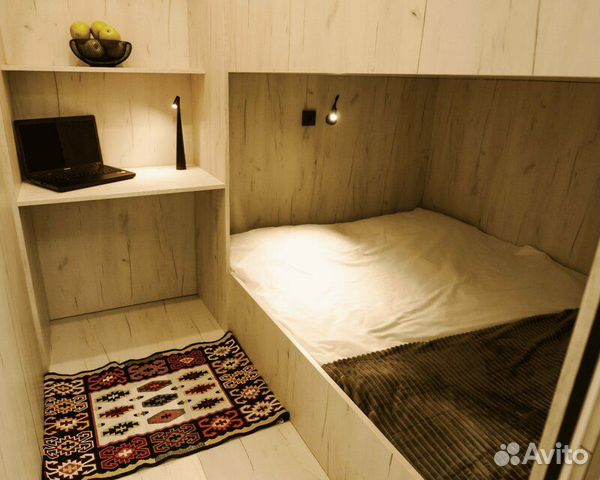 

Квартира-студия, 10 м², 1 кровать
