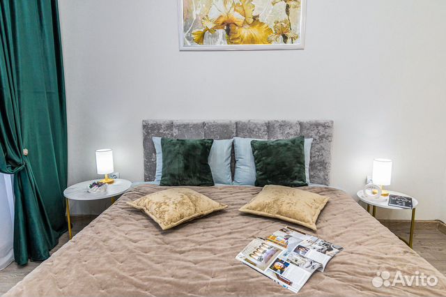 

Квартира-студия, 28 м², 2 кровати