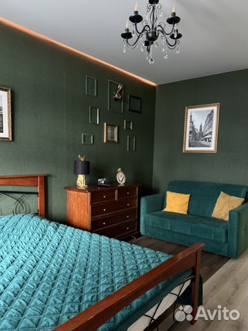 

1-к. квартира, 44 м², 2 кровати