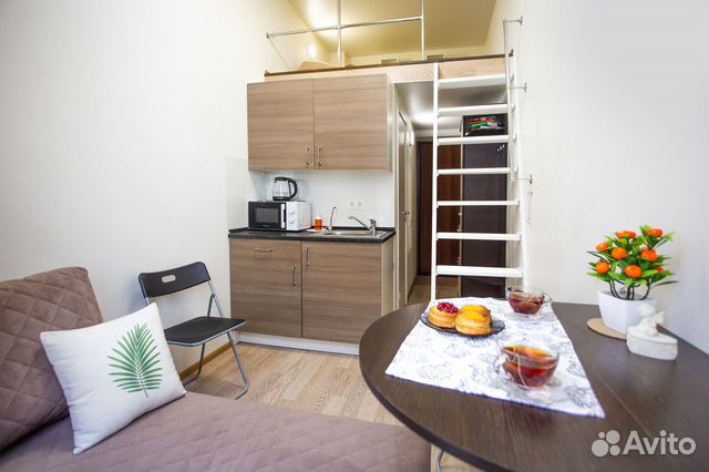 

Квартира-студия, 14 м², 2 кровати