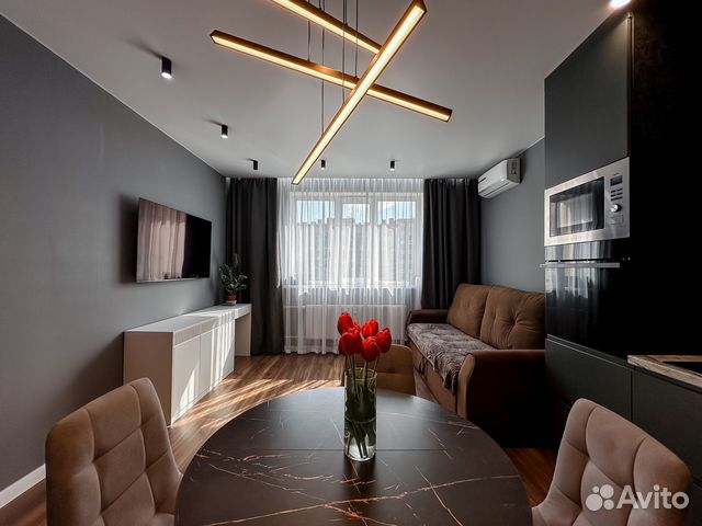 

1-к. квартира, 45 м², 3 кровати