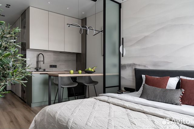 

Квартира-студия, 24 м², 1 кровать