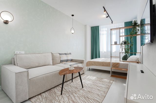 

1-к. квартира, 42,5 м², 2 кровати