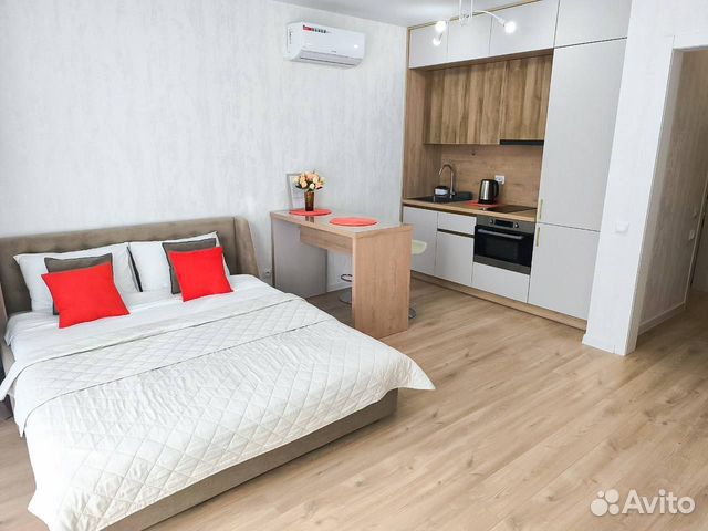 

Квартира-студия, 28 м², 1 кровать