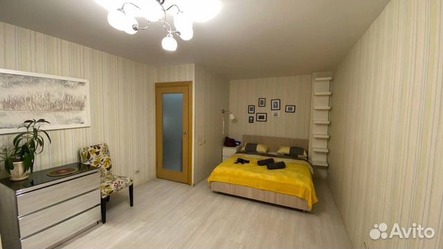 

1-к. квартира, 40 м², 3 кровати